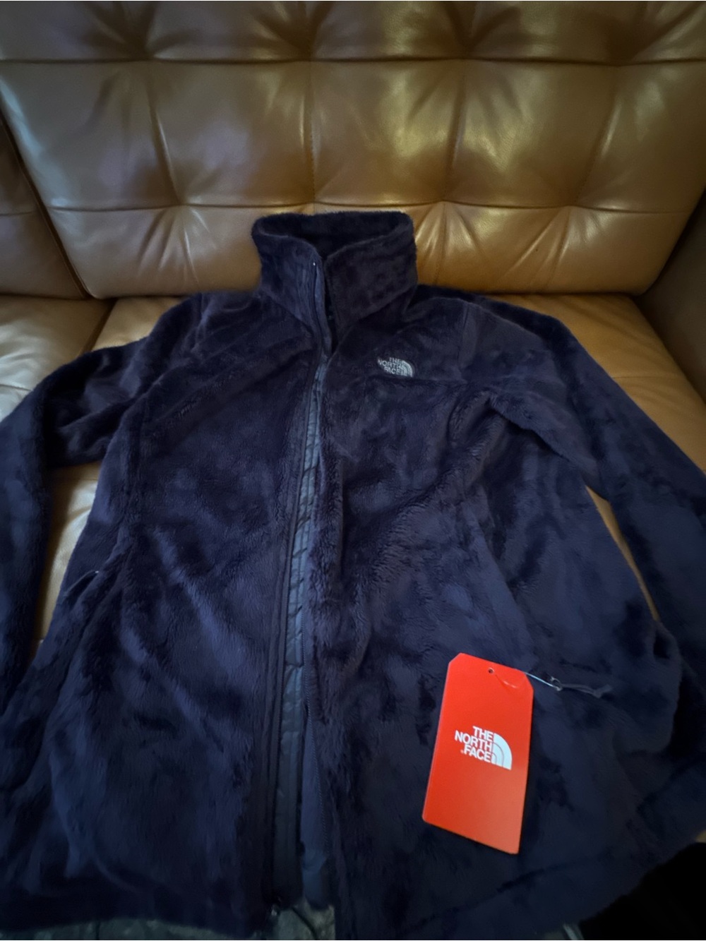 The North Face Dark Purple Plush Fleece Jacket